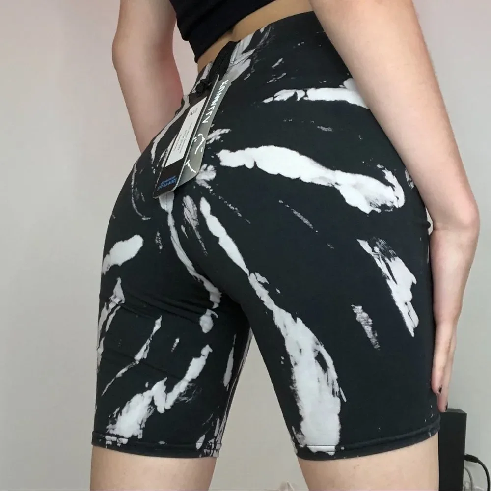 Kuwalla Tie Dye Biker Shorts - Picture 2 of 4